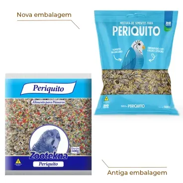 Mistura Balanceada Sementes Periquito Zootekna de_para